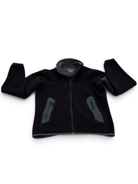 Women’s black Arc'teryx full-zip fleece jacket- Size Small
